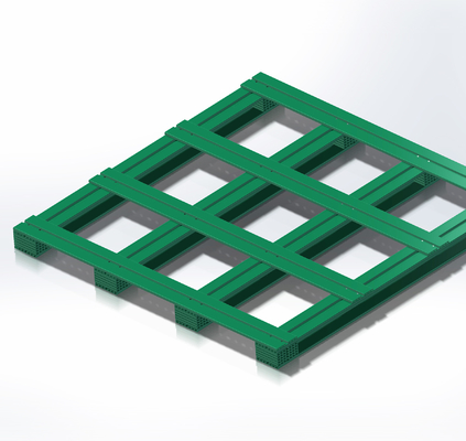 Heavy Duty Plastic Pallets Insulation Anti-Static For Electronic Industry