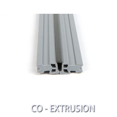 ABS Plastic Hinge Snap Frame Extrusion Custom Extruded Profiles