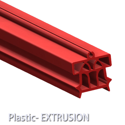 ODM Non Standard Plastic Polyethylene Profiles Low Temperature extruded ldpe