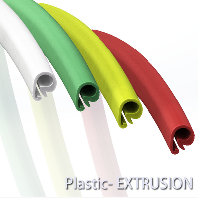 Colored HDPE Profiles Extrusion Plastic Molding For Refrigerator Window