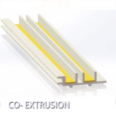 PVC Plastic Waterproof Led Extrusion Profile Conductive For Strip Lighting