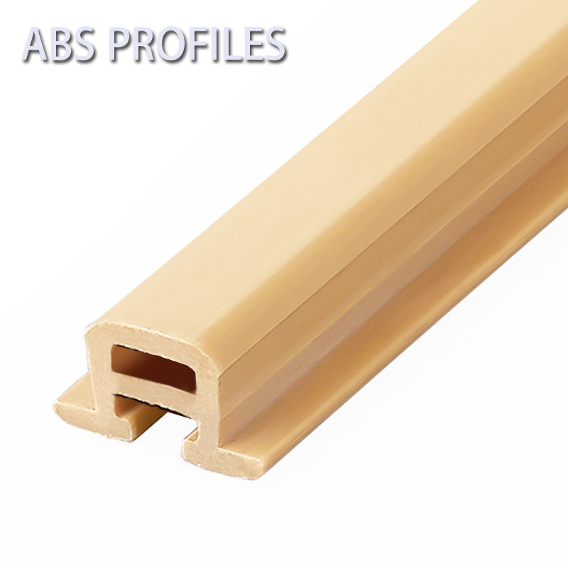 Rigid Plastic Extrusion Profiles ABS Material For Boards And Panels