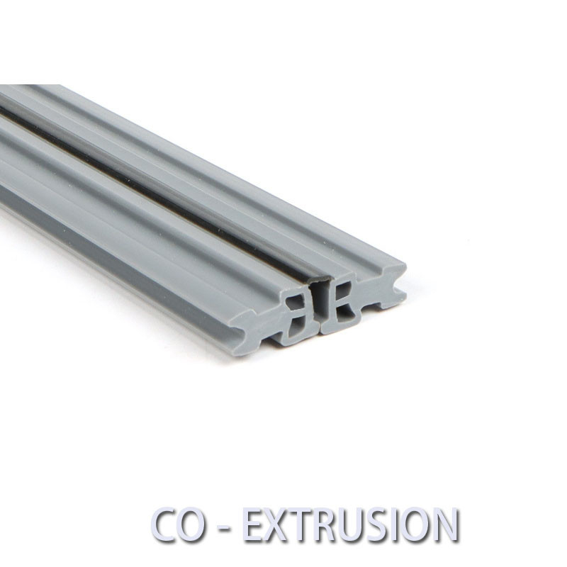 ABS Plastic Hinge Snap Frame Extrusion Custom Extruded Profiles