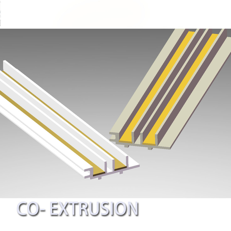PVC Plastic Waterproof Led Extrusion Profile Conductive For Strip Lighting