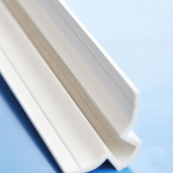 Ultraviolet Resistance Extruded Plastic Coextrusion Trim Profiles PVC Channel